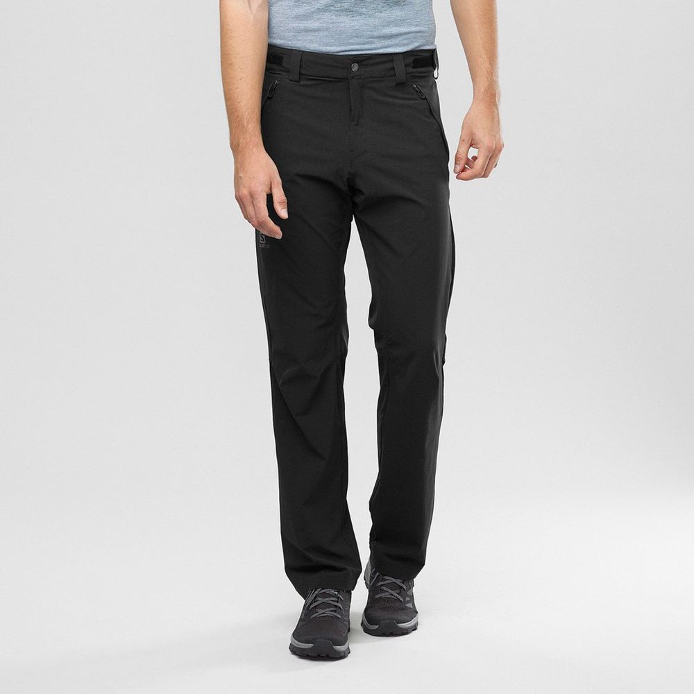 Salomon Singapore Mens Pants - WAYFARER STRAIGHT Black | 57980-HNAE